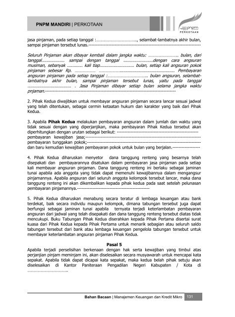 ebook BB Pelatihan Askot Fasilitator Ekonomi - P2KP