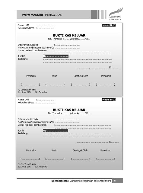 ebook BB Pelatihan Askot Fasilitator Ekonomi - P2KP