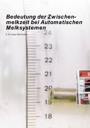 melkzeit bei Automatischen Melksystemen - Vetion.de