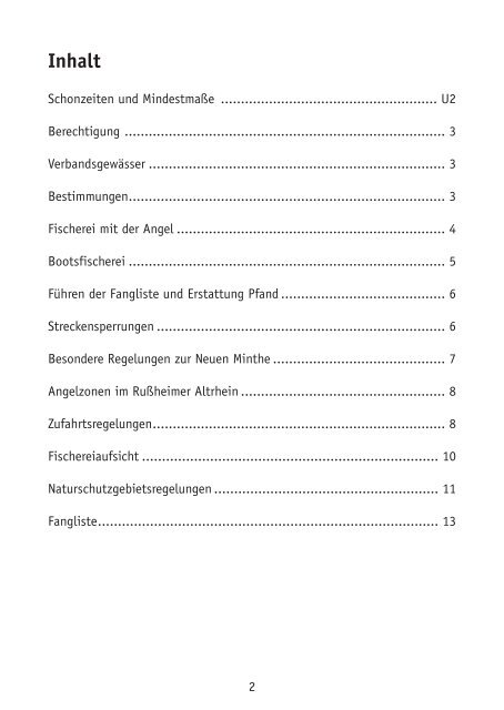 VfG Richtlinien