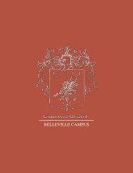 STUDENT HANDBOOK Lindenwood University Belleville