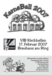 46244 Bottrop-Kirchhellen Tel.-Nr.: 0 20 45 / 40 30 ... - VfB Kirchhellen