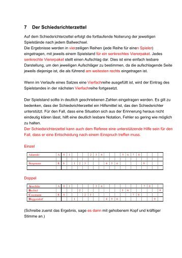 Schiedsricherzettel