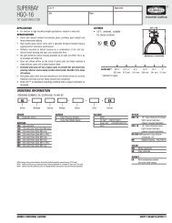 SUPERBAY HGO-16 - Hubbell Industrial Lighting