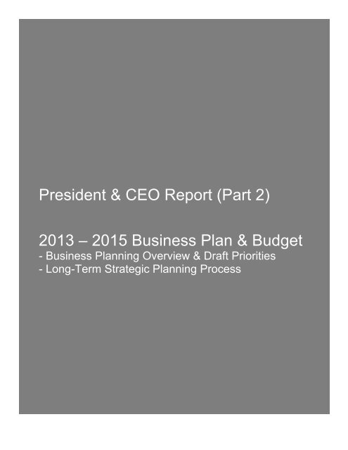 President & CEO Report (Part 2) 2013 â 2015 ... - Internet Society