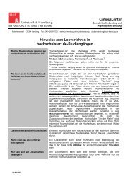 Hinweise Zur Bewerbung Um Einen Studienplatz Verwaltung