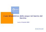 L'uso idroelettrico delle acque nel bacino del Serchio - AutoritÃ  di ...