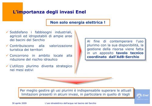 L'uso idroelettrico delle acque nel bacino del Serchio - AutoritÃ  di ...