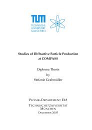 Studies of Diffractive Particle Production at COMPASS ... - CERN