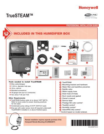 69-2285EFS-03 - TrueSTEAM - Honeywell