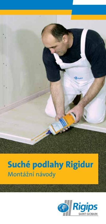SuchÃ© podlahy Rigidur - montÃ¡Å¾nÃ­ nÃ¡vody - Rigips