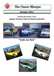 The Classic Marque - Jaguar Drivers Club of South Australia