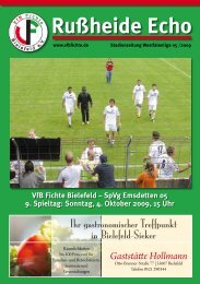 SpVg Emsdetten 05 9. Spieltag - VfB Fichte Bielefeld