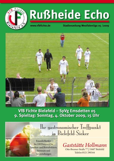 SpVg Emsdetten 05 9. Spieltag - VfB Fichte Bielefeld