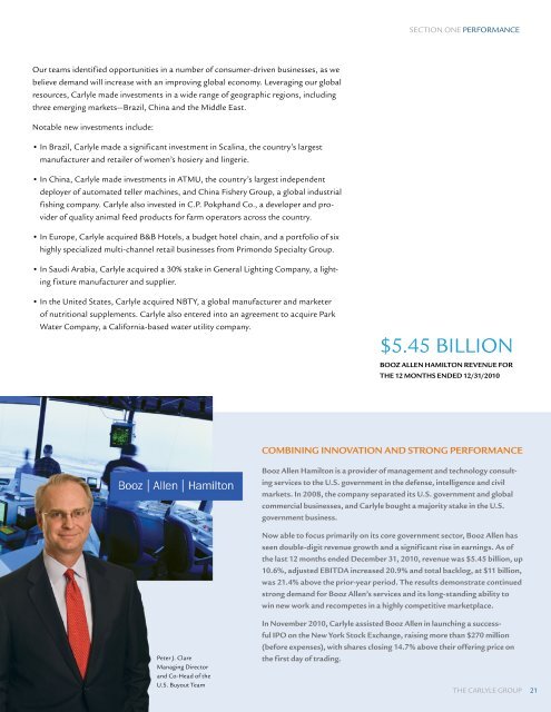 2010 Annual Report - The Carlyle Group