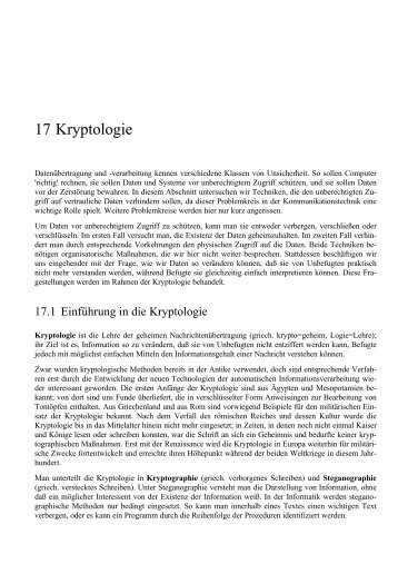 17 Kryptologie