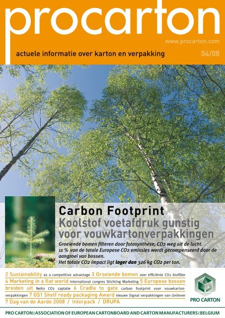 Carbon Footprint Koolstof voetafdruk gunstig voor ...