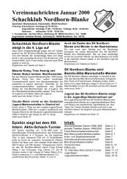 Vereinsnachrichten 2000 - Schachklub Nordhorn-Blanke von 1955 ...