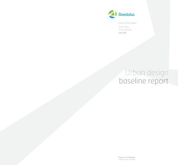 Urban design baseline report