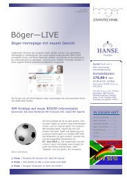 Böger—LIVE - Zahntechnik Böger