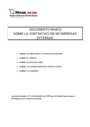 documento marco sobre la contrataciÃ³n de empresas externas