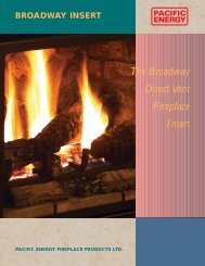 The Broadway Direct Vent Fireplace Insert - Sweepsusa.net