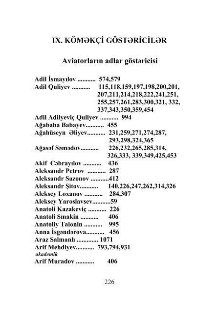 AzÉrbaycanda aviasiyanÄ±n tarixi - AzÉrbaycan Milli KitabxanasÄ±