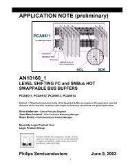 AN10160 Level Shifting I 2 C and SMBus Hot Swappable Bus ... - ICs