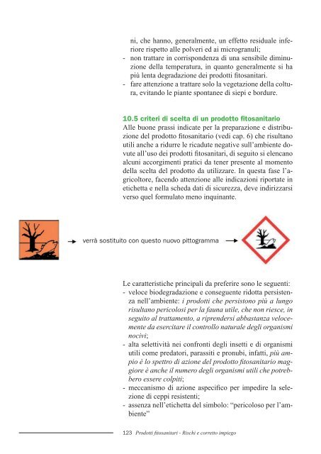 Manuale dei Prodotti Fitosanitari - Rischi e corretto impiego