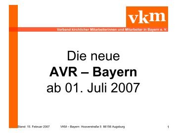 AVR - Bayern - VKM Bayern