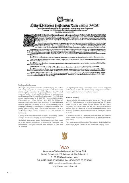 115 / 1 - VICO Wissenschaftliches Antiquariat und Verlag OHG