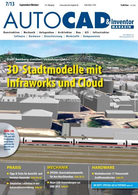 3D-Stadtmodelle mit Infraworks und Cloud - AUTOCAD Magazin