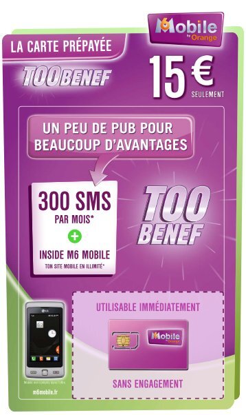 LA cArTE prÃ©pAyÃ©E - M6 Mobile