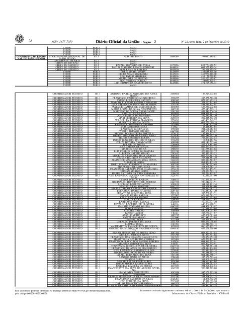 Anexo da Portaria nÃ‚Âº141 (Ref. Informe SEII nÃ‚Âº22/2010) - Funai