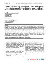 Assessing Cyber crime and its Impact on E-Banking In Nigeria Using ...