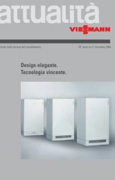 attualitÃ  01/2004: Design elegante. Tecnologia vincente. - Viessmann