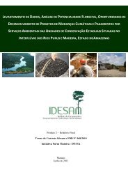 levantamento de dados,anÃ¡lise de potencialidade florestal ... - Idesam