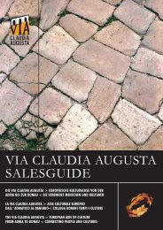 VIA CLAUDIA AUGUSTA SALESGUIDE
