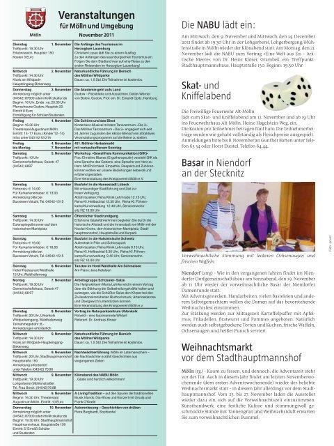 Das Magazin für Mölln - Kurt Viebranz Verlag