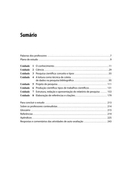 Atividades de auto-avaliaÃ§Ã£o - Unisul