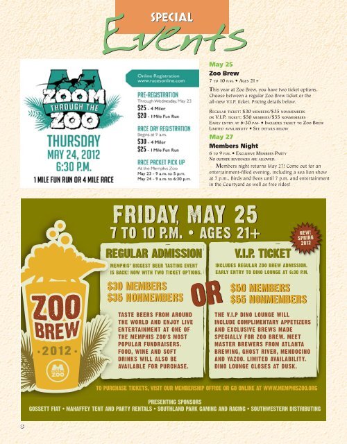 May/June - Memphis Zoo