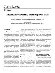 HipertensÃ£o arterial e contraceptivos orais - Departamentos ...