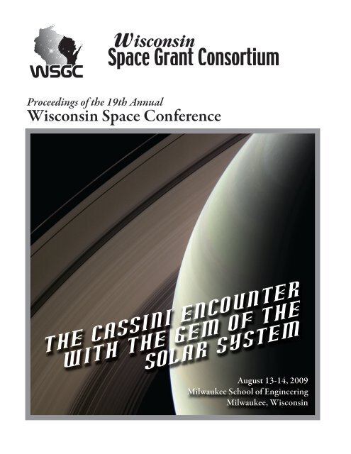 Space Grant Consortium - University of Wisconsin  - Green Bay