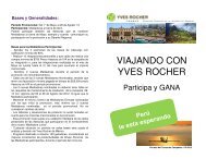 VIAJANDO CON YVES ROCHER - Yves Rocher - Asesoras