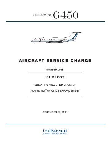 AIRCRAFT SERVICE CHANGE - Code7700