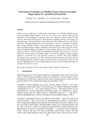 Performance Evaluation of a Modified Tractor Drawn Groundnut ...