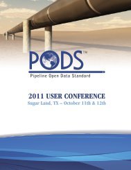 2011 user conference - PODS