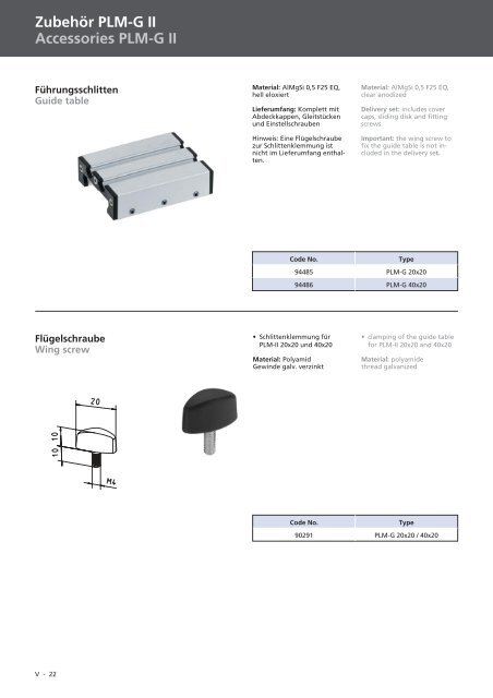 Gleit- und RollfÃƒÂ¼hrungen Rolling guide system