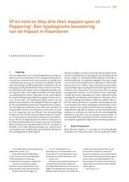 Een typologische benadering van de hopast in Vlaanderen - OAR ...