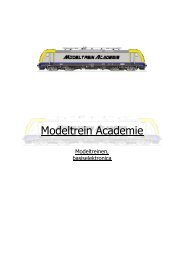 Modeltrein Academie - modelbaan.